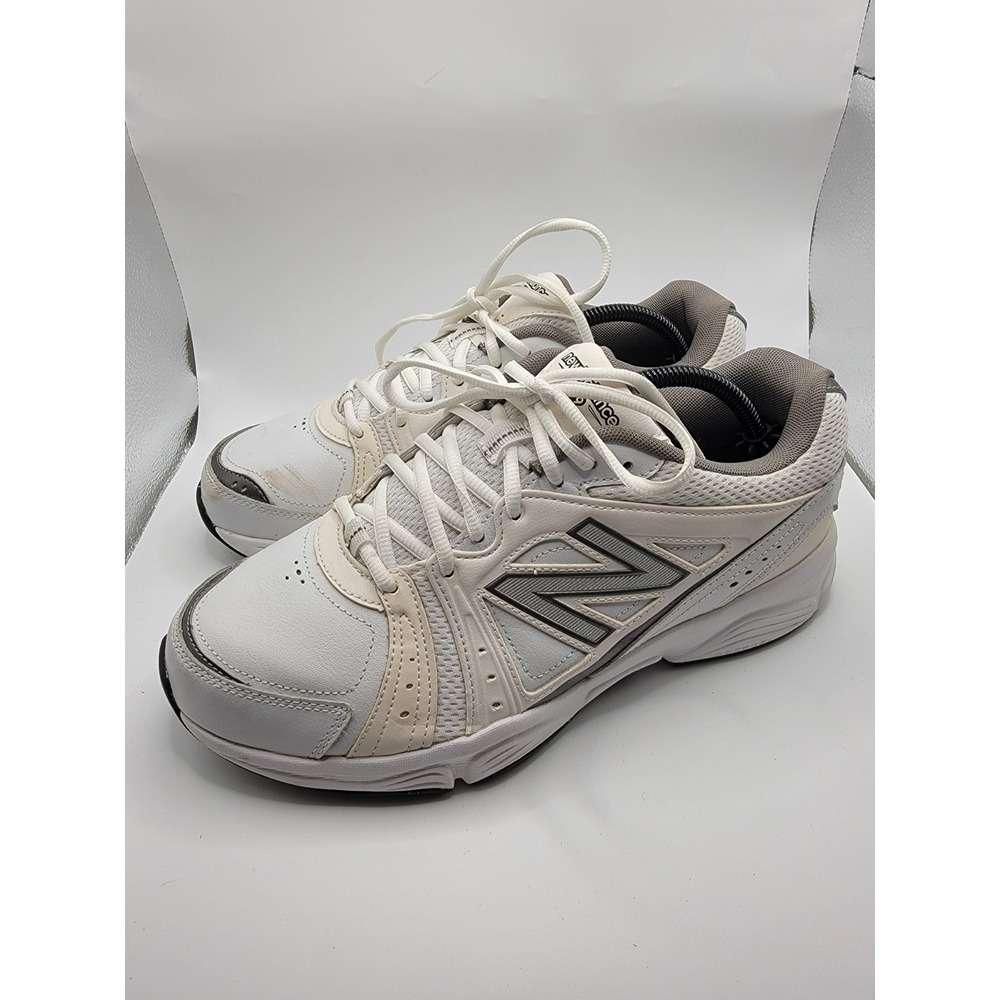 New Balance 519 Men's Shoes Size 9.5 4E (Extra Wide Width) White Leather MX519WG